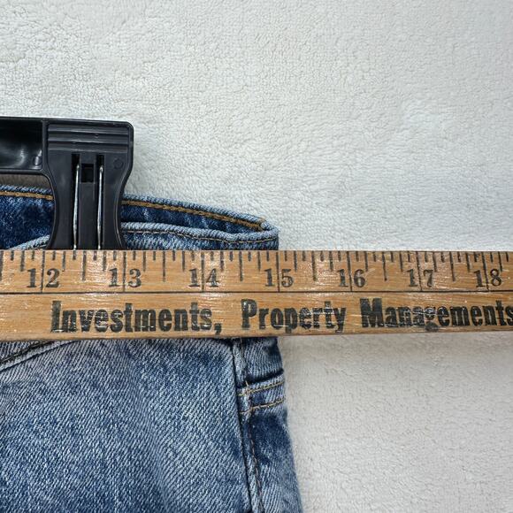 LUCKY BRAND LEGEND SERIES WOMEN'S 2/26 BOYFRIEND MID RISE FLARE PATCHWORK - Picture 3 of 8